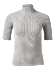 Peter Silver Knit Top 