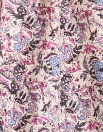 Fabric image thumbnail - Repeat Cashmere - Multi Floral Print Linen Blouse