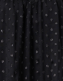 Fabric image thumbnail - Marc Cain - Black Lurex Printed Blouse