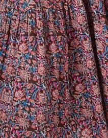 Fabric image thumbnail - Apiece Apart - Trinidad Brown Multi Print Cotton Dress