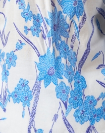 Fabric image thumbnail - Bella Tu - Blue and White Floral Print Shirt