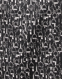 Fabric image thumbnail - Rani Arabella - Black and White Printed Cotton Shirt Dress
