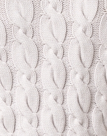 Fabric image thumbnail - Emporio Armani - Grey Cable Knit Sleeveless Top