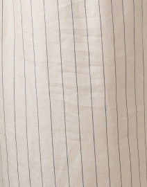 Fabric image thumbnail - Lafayette 148 New York - Beige Striped Linen Dress