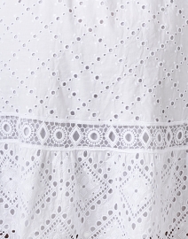 Fabric image thumbnail - Temptation Positano - White Cotton Eyelet Dress