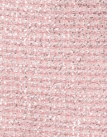 Fabric image thumbnail - St. John - Pink Plaid Sequin Sheath Dress
