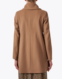 Back image thumbnail - Cinzia Rocca Icons - Camel Wool Cashmere Coat