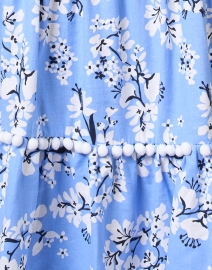 Fabric image thumbnail - Sail to Sable - Blue and White Floral Linen Dress