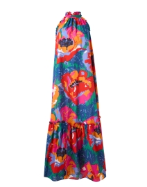 Product image thumbnail - Loretta Caponi - Melinda Multi Print Halter Dress