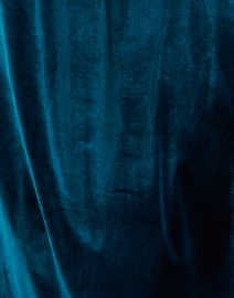Fabric image thumbnail - Caliban - Blue Stretch Velvet Shirt Dress