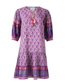 Product image thumbnail - Bell - Holly Purple Print Dress