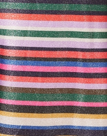 Fabric image thumbnail - Vilagallo - Carolina Multi Stripe Lurex Dress