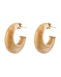 Abalone Hoop Earrings
