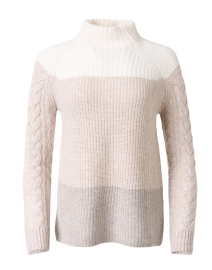 Product image thumbnail - Kinross -  Multi Color Block Cashmere Sweater
