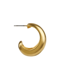 Back image thumbnail - Ben-Amun - Small Gold Hoop Earrings