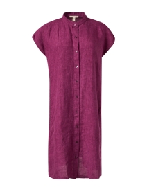 Product image thumbnail - Eileen Fisher - Purple Linen Dress