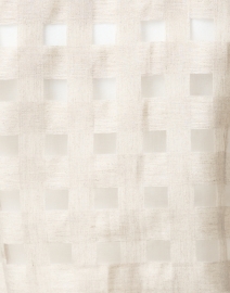 Fabric image thumbnail - Connie Roberson - Rita Beige Sheer Plaid Shirt