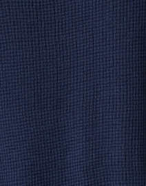 Fabric image thumbnail - Margaret O'Leary - Navy Waffle Cotton Top