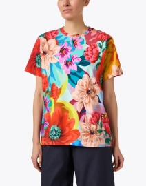 Front image thumbnail - Megan Park - Lucia Floral Print Shirt