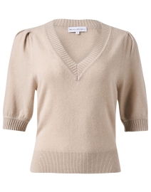 White + Warren - Beige Cashmere Sweater