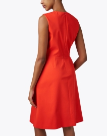 Back image thumbnail - Piazza Sempione - Orange Sheath Dress