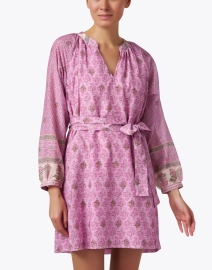 Front image thumbnail - Xirena - Hart Pink Cotton Silk Dress