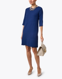 Look image thumbnail - Rosso35 - Blue Wool Shift Dress