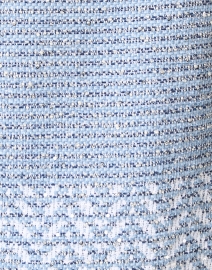 Fabric image thumbnail - D.Exterior - Blue Metallic Tweed Jacket