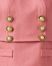 Fabric image thumbnail - St. John - Pink Wool Sheath Dress