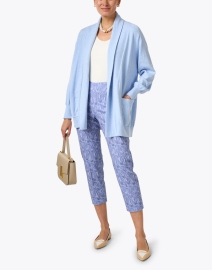 Look image thumbnail - Repeat Cashmere - Sky Blue Cashmere Cardigan