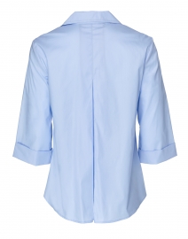 Back image thumbnail - Finley - Swing Cornflower Blue Poplin Shirt