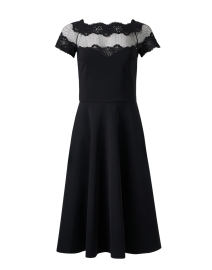 Product image thumbnail - Chiara Boni La Petite Robe - Ariba Black Lace Fit and Flare Dress