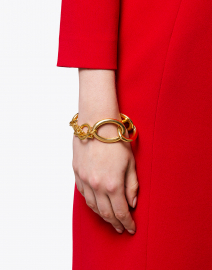 Gold Oversized Chain Link Bracelet