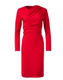 Bianca Red Ponte Knit Dress