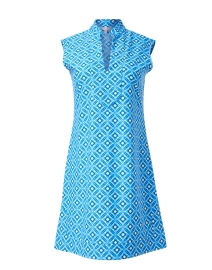 Kristen Turquoise Print Dress