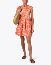 Look image thumbnail - Ro's Garden - Feloi Orange Print Dress