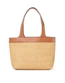 Product image thumbnail - Rani Arabella - Stella Woven Brown Handle Shoulder Bag