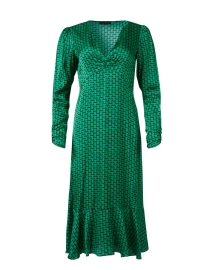 Reine Green Print Dress