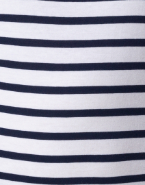 Fabric image thumbnail - Saint James - Pleneuf White and Navy Striped Cotton Top