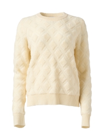 Luciana Cream Wool Cashmere Sweater