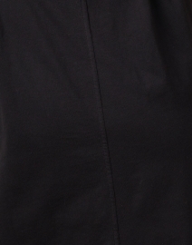 Fabric image thumbnail - Vince - Black Cotton Wrap Dress