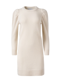 Product image thumbnail - White + Warren - Ivory Wool Cashmere Knit Dress
