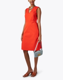 Look image thumbnail - Piazza Sempione - Orange Sheath Dress