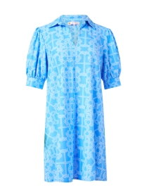 Product image thumbnail - Jude Connally - Emerson Blue Knot Print Dress