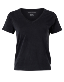 Product image thumbnail - Majestic Filatures - Black Stretch Top