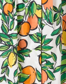Fabric image thumbnail - Marc Cain - Orange Citrus Cotton Dress