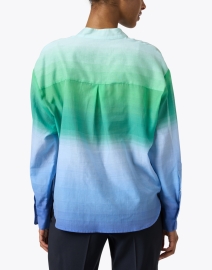 Seventy - Green and Blue Ombre Blouse