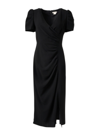 Black Stretch Ruched Dress