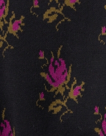 Fabric image thumbnail - Kinross - Black Multi Floral Cotton Sweater