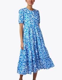Front image thumbnail - Ro's Garden - Daphne Blue Print Dress